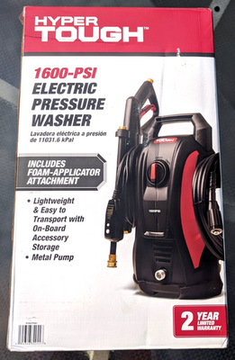 #ad Hyper Tough 1600 PSI Electric Pressure Washer 1.2 GPM NEW SEALED $89.99