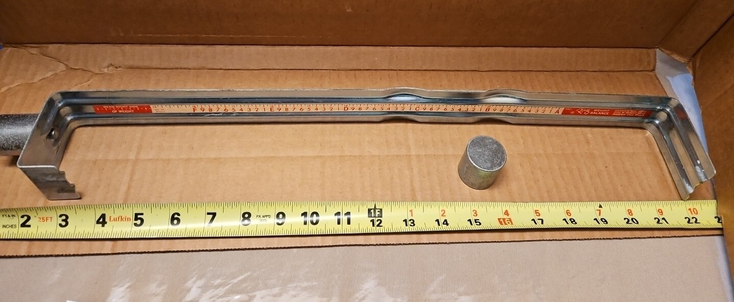 PING Precision Golf Club Swing Weight Balance Scale w/Instructions สถานีตำรวจภูธรเนินขาม