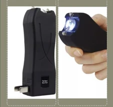 RUNT 80 Million Volt RECHARGEABLE FLASHLIGH Stun Gun Police Women Self Defense