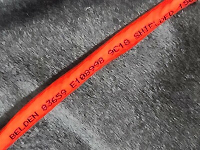 Belden 83659 18/9C FEP/FEP Multi-Shielded Electronics Cable 300V/200C CMP /1ft