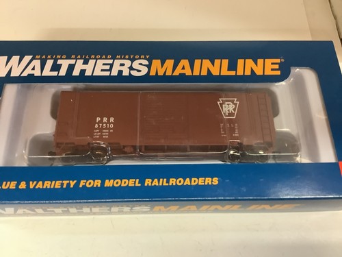 Coche caja soldada Walthers Mainline #910-45016 escala HO “PRR” 40' Rd. #87510 | Zustand: New