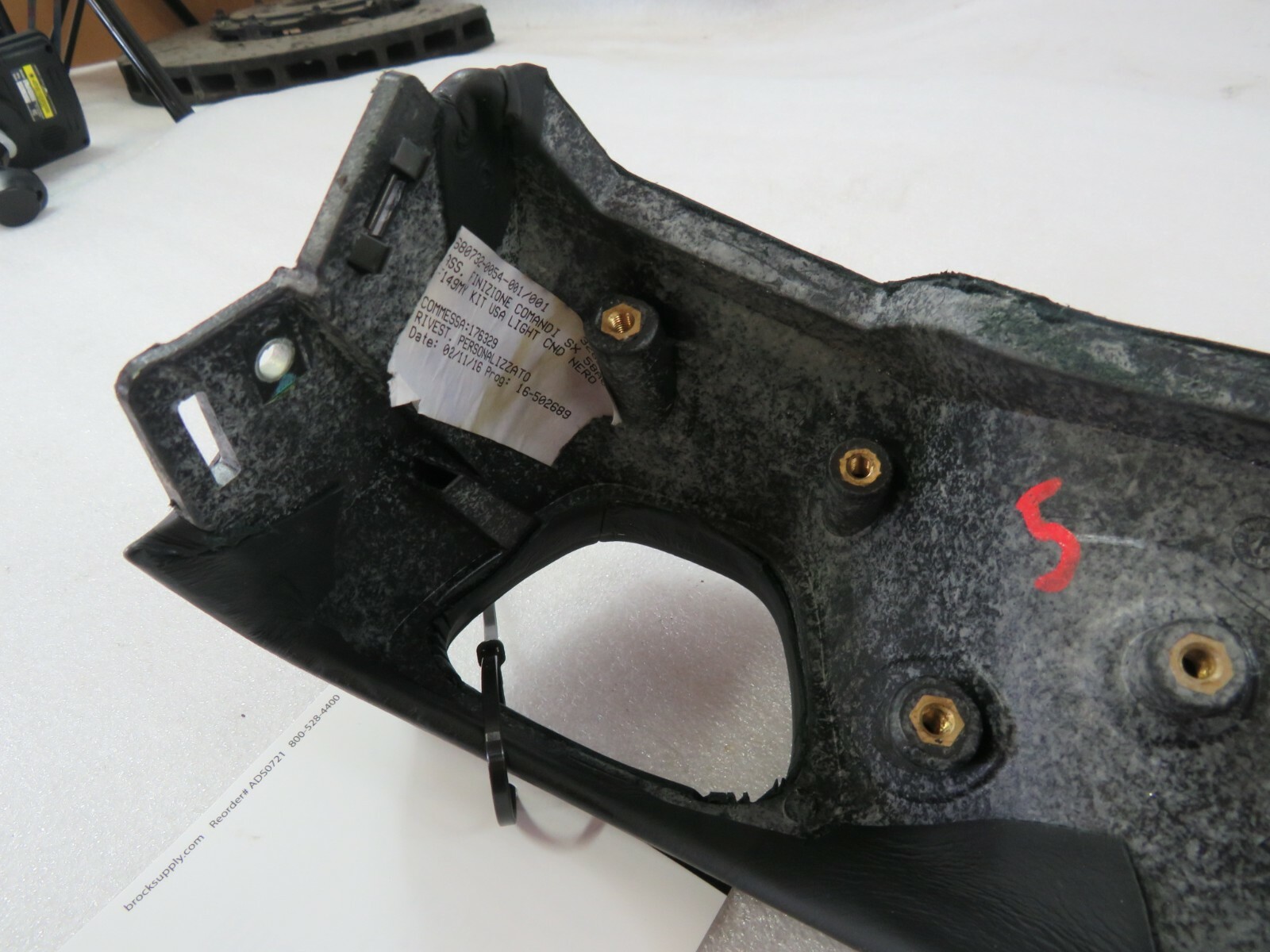 Ferrari California T, LH, Left, Front Dash Trim Panel, Used, Dmg, P/N 86086600