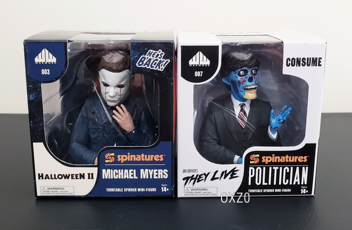 Halloween 2 & They Live Spinature Vinyl Figure Set Waxwork Statue