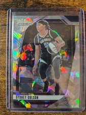 2024 Panini Prizm WNBA Sydney Colson Silver Cracked Prizm #73 Las Vegas Aces