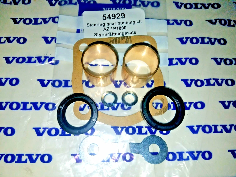 Kit de reconstrucción de caja de dirección Volvo 122S y P1800 - Bujes - Sellos y junta Foto 3 de 4