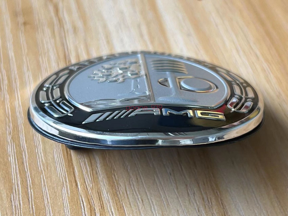 Insignia De Estrella Para Capó, Plana Y Negra, Compatible Con Mercedes A W176, CLA W117, GLA X156, CLS W218, SLK R172 – Repuesto Original Con Número A2188170116, Calidad Garantizada