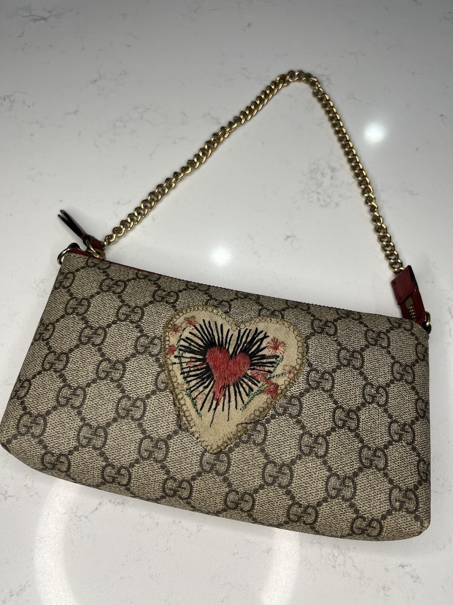 Gucci pochette heart embroidered china exclusive | eBay