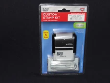 Cosco 2000 Plus Self-Inking Stamp Kit, Black color, Up to 5 Lines
