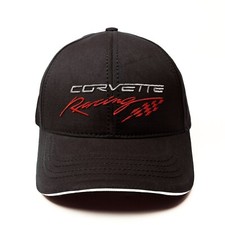Corvette Racing Flag Embroidered Hat
