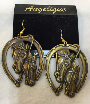 Western Earrings Country Dangle Cowboy Boots Hat Saddle Horse Denim Outfit Star