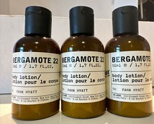 3 Le Labo BERGAMOTE 22 Travel Size Body Lotion 1.7oz each. Free Shipping. NEW