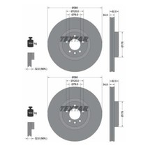 Disque de frein Rover 820