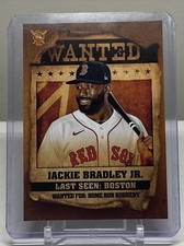 2021 Topps Big League Wanted #WT-9 Jackie Bradley Jr. - Boston Red Sox