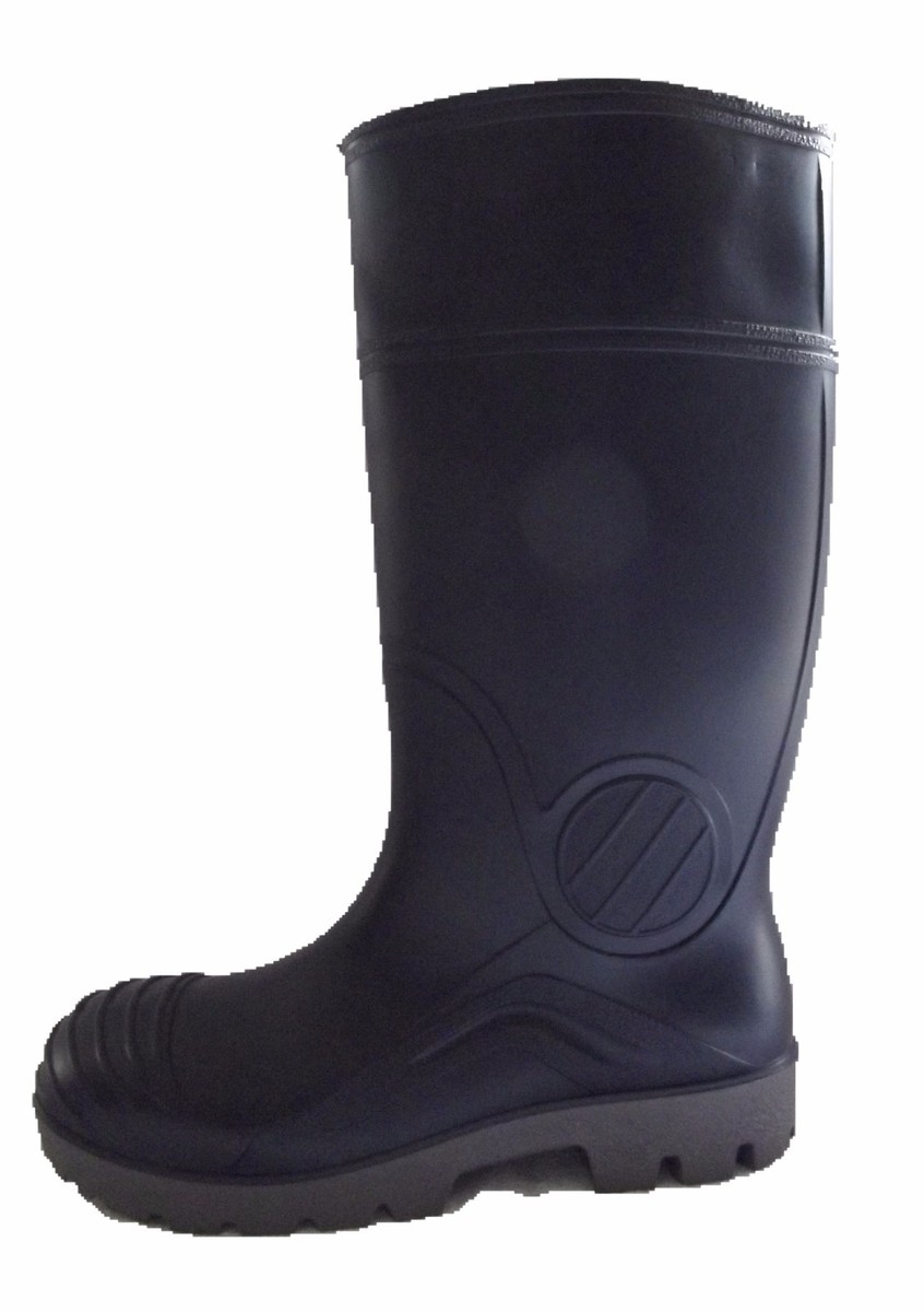 Herren Gummistiefel BALTIC dunkelblau mit weitem Schaft Größen 39 bis 48