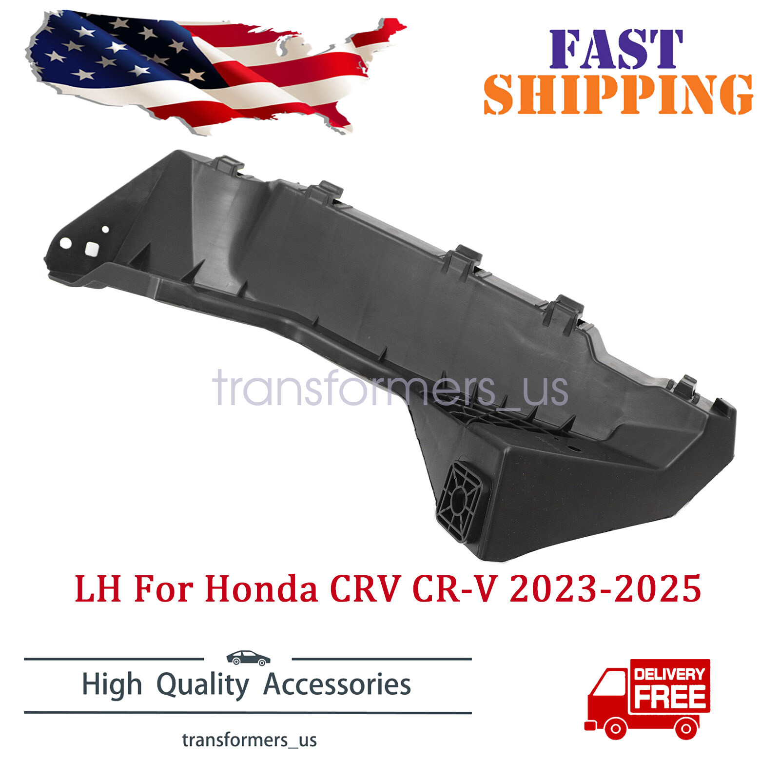 Honda CR-V 2023-2025 Front Driver Side Headlight Bracket 71290-3A0-A00
