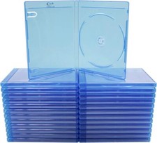 Lot Of 20 Standard Blu Ray Replacement Cases 20 Pack Brand For Blu-Ray Dustcover