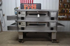 Middleby Marshall  PS570G Natural Gas Double Stack Deck 32" Conveyor Pizza Oven