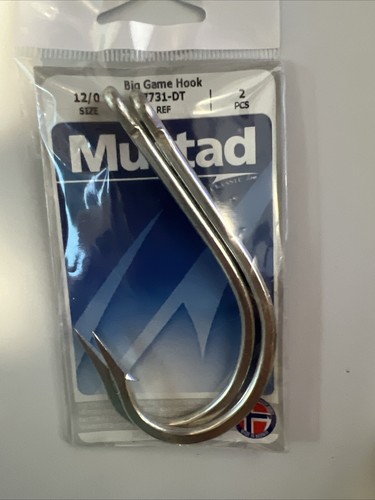 MUSTAD BIG GAME HOOKS - REF 7731-DT TAGLIA 10/0 & 11/0 & 12/0 - 29 CONFEZIONI - Foto 5 di 6
