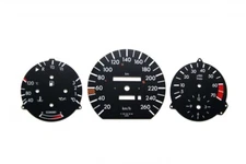 Mercedes W124 - Replacement Dial Glow Gauge Plasma Dials Speedometer Glow Shift