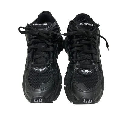 BALENCIAGA RUNNER Low Sneakers 656065 Black Size 26.5 121224 