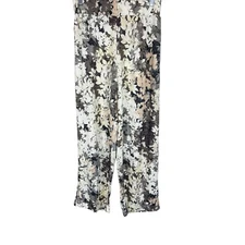 Attitudes by Renee Women's Petite Global Illusions Casknit Pants Smoke PXS Size