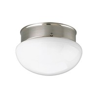 Progress Lighting P3408-09 1-light Close-to-ceiling Fixture, Brushed Nickel, on sale Progress Lighting P3408-09 1-light Close-to-ceiling Fixture, Brushed Nickel, on sale