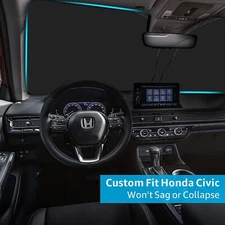 For 2006-2011 Honda Civic Accessory Windshield Sun Shade Front Heat Block Cover