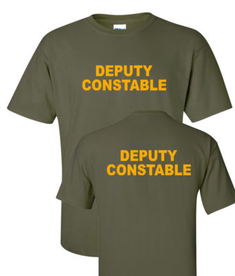 Deputy Constable  Law enforcements T shirts S-5XL