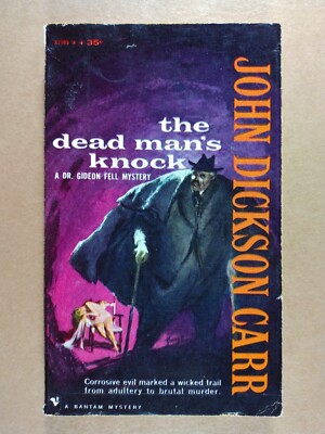 The Dead Man's Knock John Dickson Carr vintage paperback