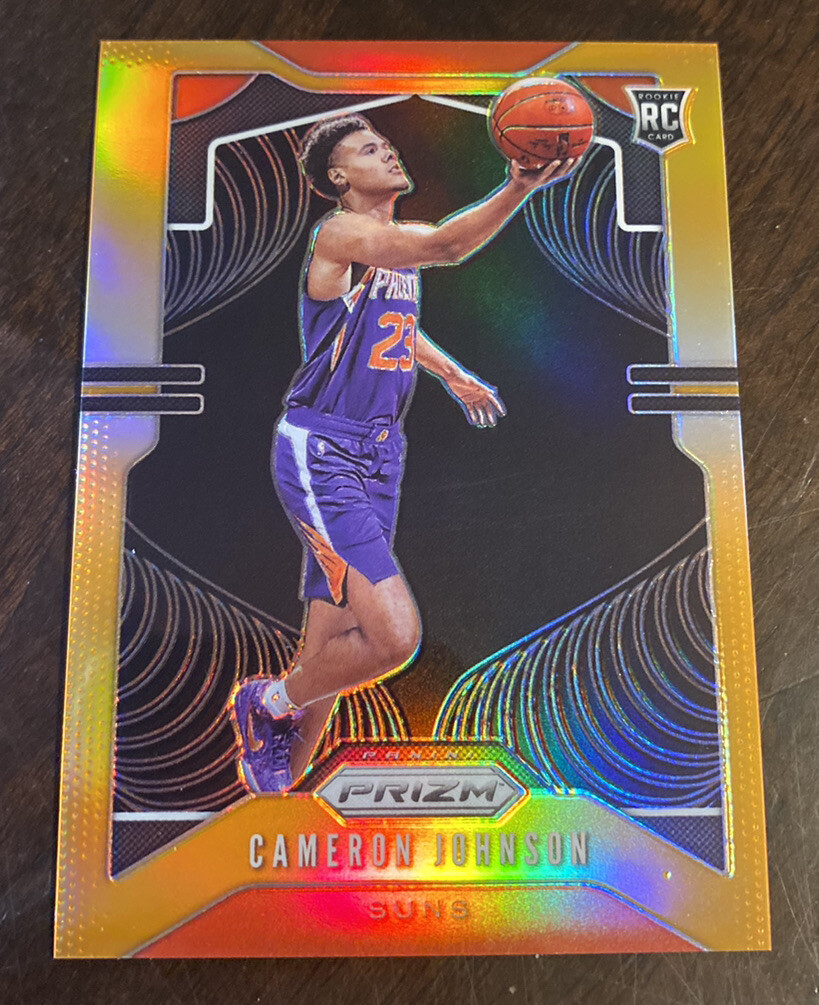 2019-20 PRIZM CAMERON JOHNSON ORANGE PRIZM ROOKIE RC #257 #ED /49 SUNS HOT