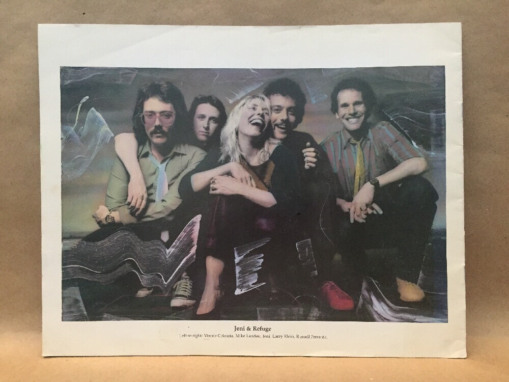 Joni Mitchell Live1983 Concert Phamphlet