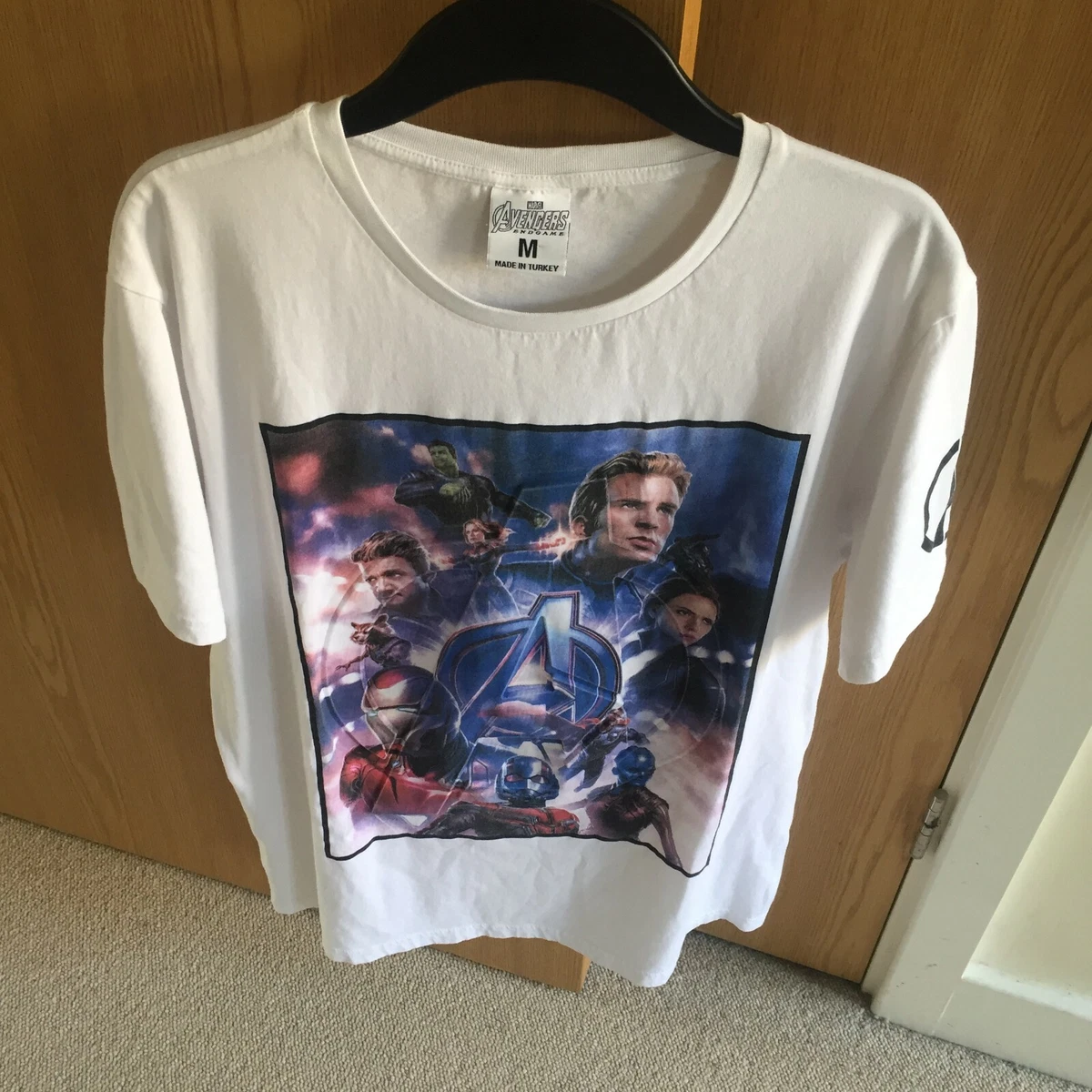 Avengers endgame white t shirt hotsell