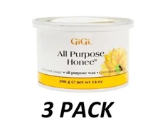 GiGi WAX #0330 All Purpose Honee Wax 14 oz. (3 Pack)