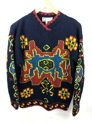 aztec wool sweater