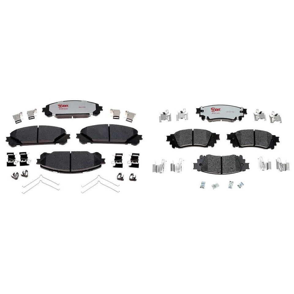 Juego de pastillas de freno híbridas delanteras y traseras para Lexus NX200t 2015 2016 2017 - Raybestos Foto 4 de 4