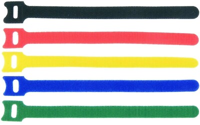Wiederverwendbare Kabelbinder – 5 Stück, Bunt, 20,3 Cm Lang, Zum Organisieren Von Kabeln & Mehr