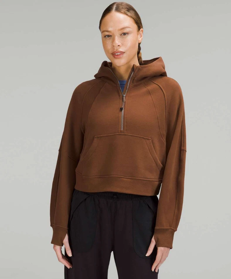 Scuba Oversized Half-Zip Hoodie