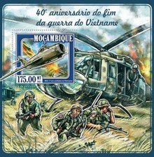 Mozambique 2015 MNH. GUERRA DE VIETNAM | Código Michel: 7819 / Bl.1003
