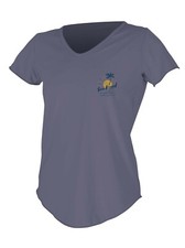 O'Neill Women Graphic Scoop Neck Sun Shirt S Dusk