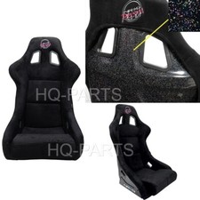Nrg Prisma Fixed Back Bucket Racing Seat Black Alcantara Side Mounts Large Nrg Prisma Fixed Back Bucket Racing Seat Black Alcantara Side Mounts Large