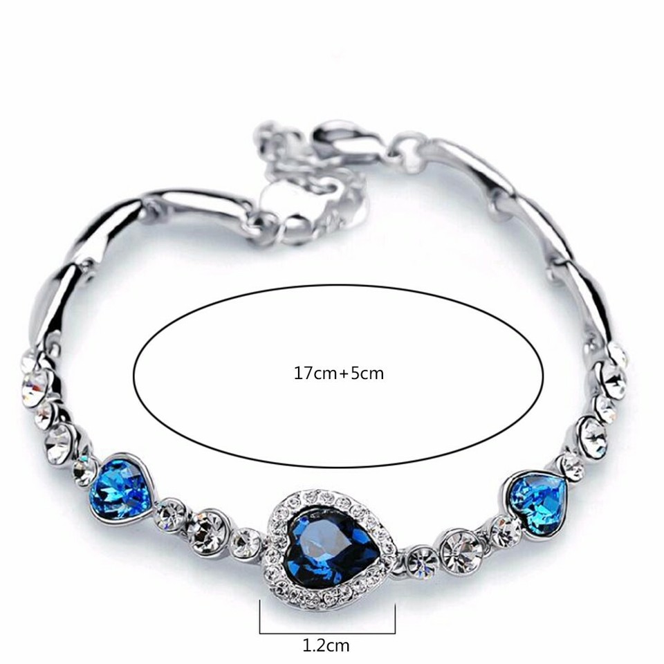 City Girl Jewel Bangles - Harbor Blue main image 1