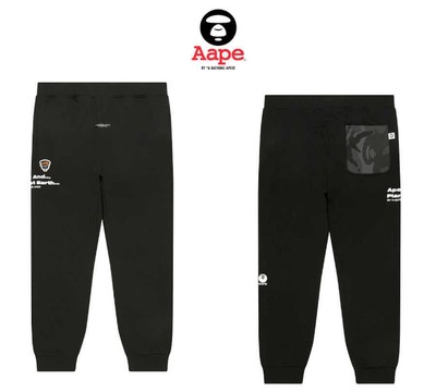 Aape By A Bathing Ape Men's Sweatpants 2024 Model APE FACE Patch AAPPTMB637XXN
