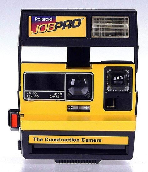 Polaroid 600 Instant Camera JobPro Close Up 4712 Yellow