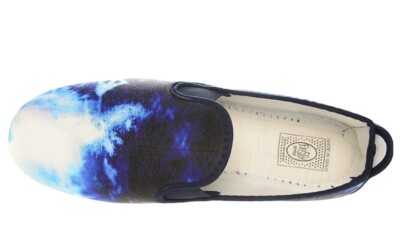 Flossy Slip On Shoes Tie Dye Print Blue EU35/UK2.5
