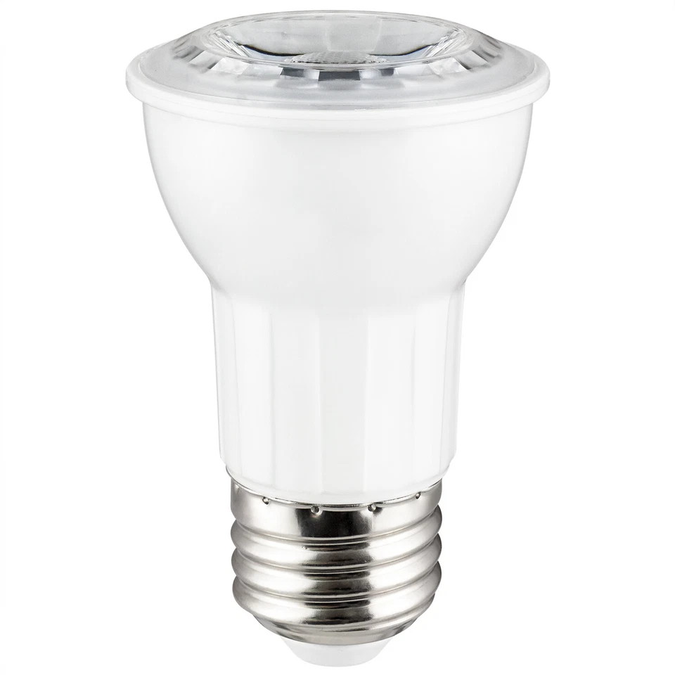 LED PAR16 Long Neck Recessed Spotlight Bulb 7W E26 Base 27K Warm White - 6 Pack - Image 2 of 2