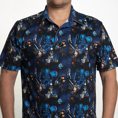 Star Wars All Characters Happy Father's Day Polo Shirt