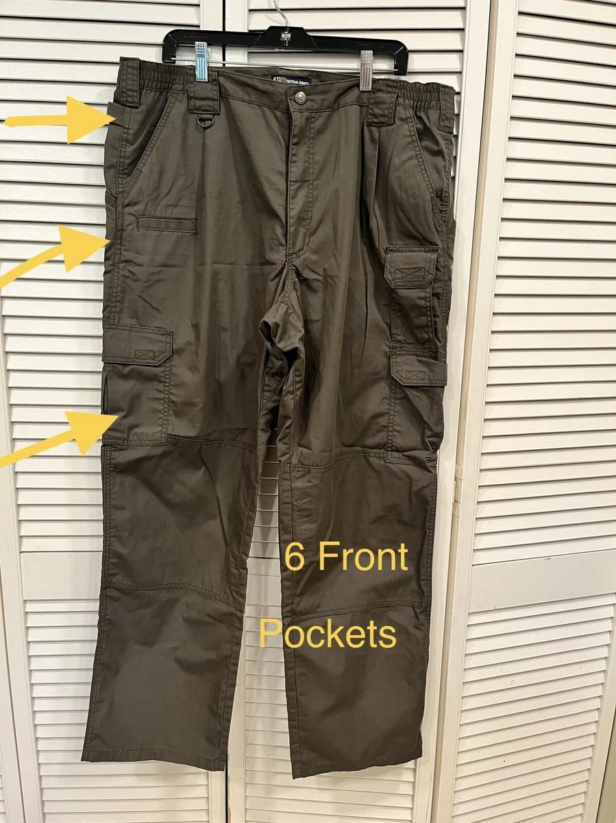 5.11 Tactical Series OLIVE BROWN 40 X 32 Cargo Pants BDU Hunting