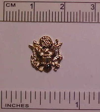U.S. ARMY CHARM for Military 1:9 Scale Model Horse Tackmaking - GOLD PLATED