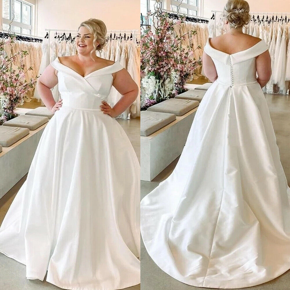 Ebay plus size white cheap dresses