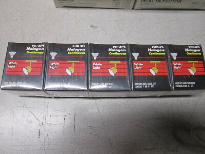 5pcs Philips Halogen Continuum Lamp 75W 12V Flood Gu5.3 Base